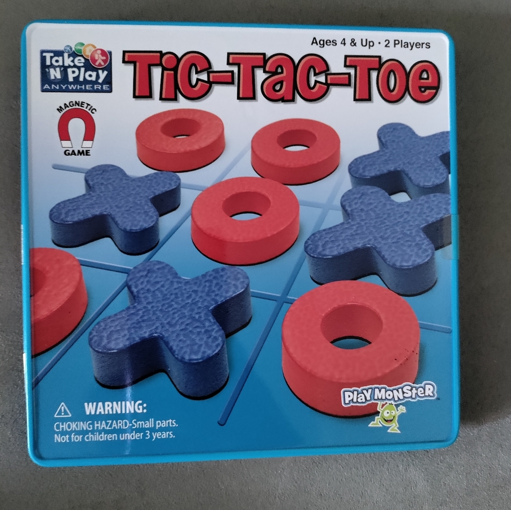 New Play Monster Tic-Tac-Toe Magnetic Game. Great for car rides!